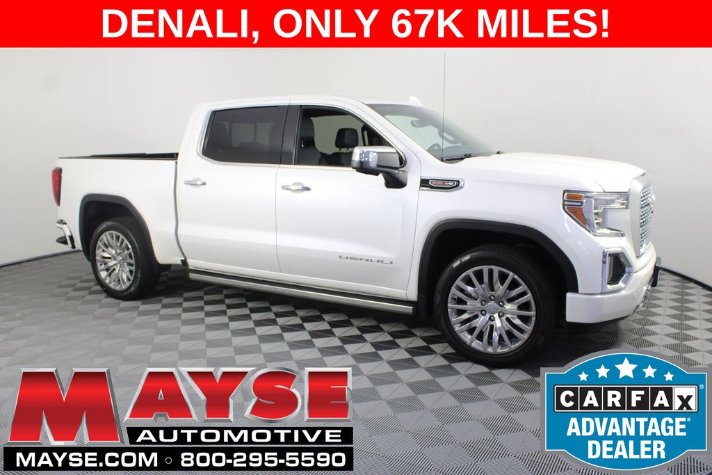 White Frost Tricoat 2019 GMC Sierra 1500 Pickup Truck Four-Wheel Drive Automatic