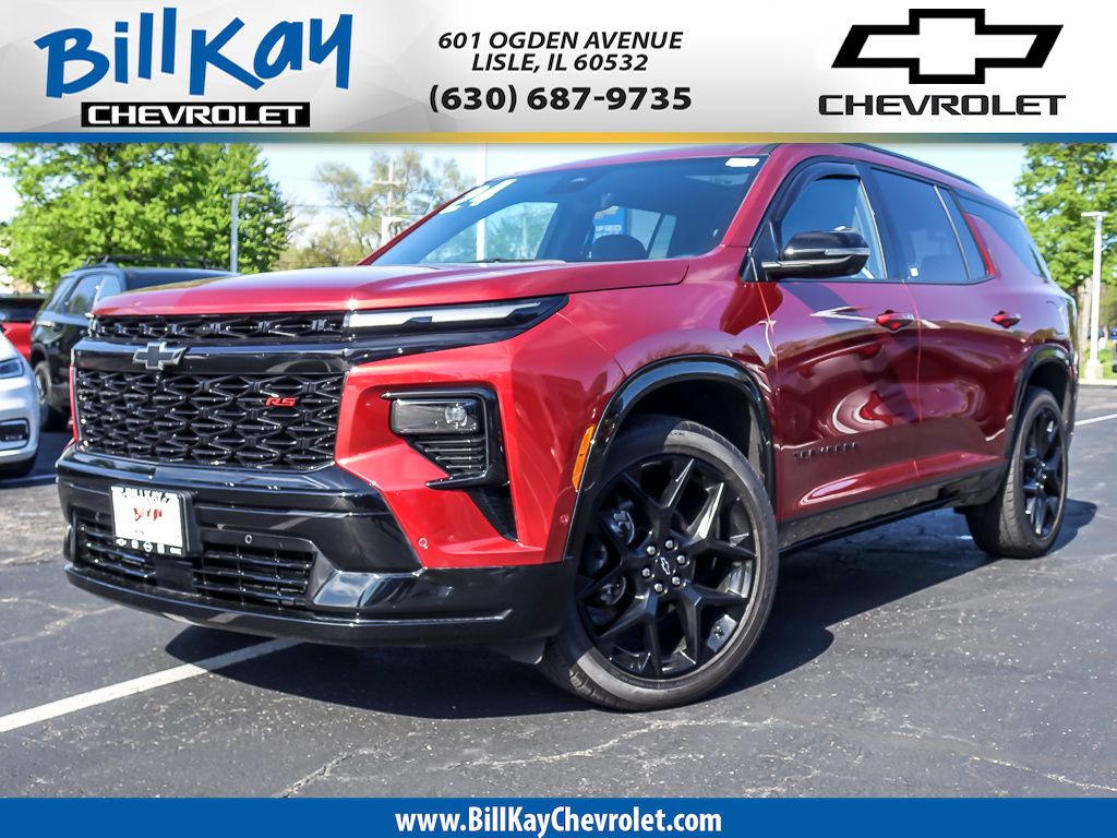 Radiant Red Tintcoat 2024 Chevrolet Traverse SUV / Crossover Four-Wheel Drive 8-Speed Automatic