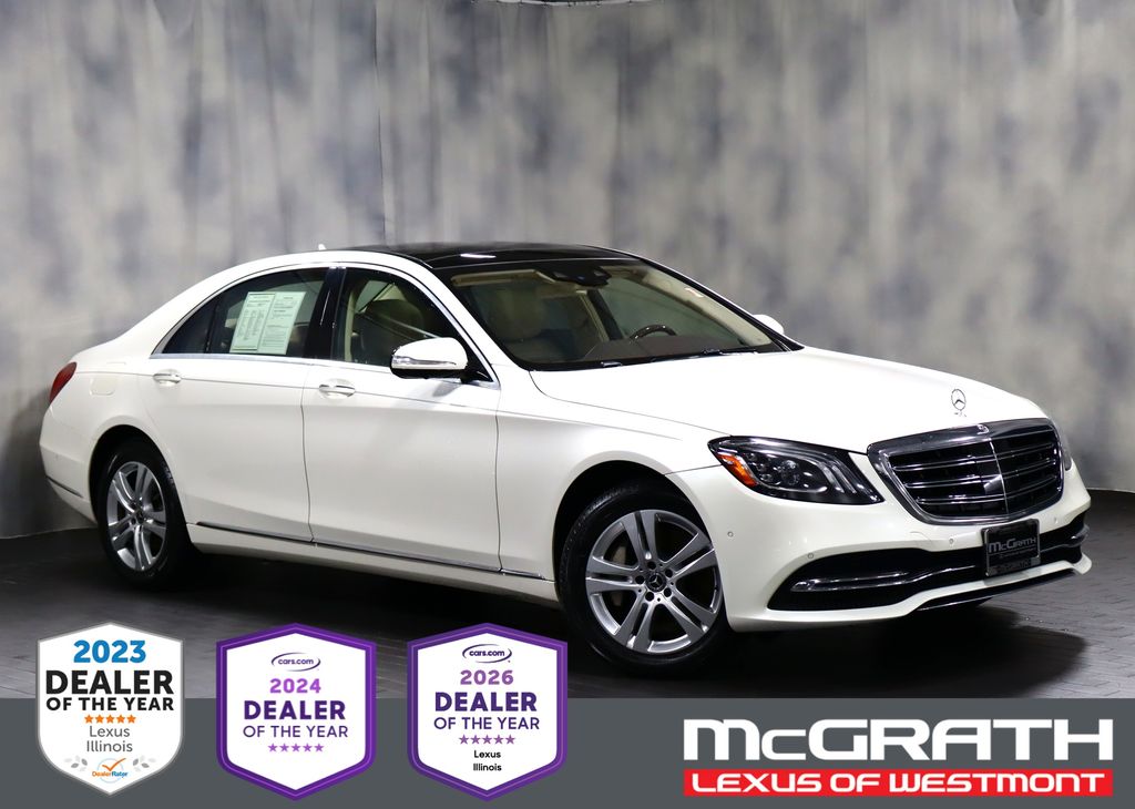 designo Diamond White 2018 Mercedes-Benz S-Class S 560 4MATIC AWD Sedan All-Wheel Drive 9-Speed Automatic