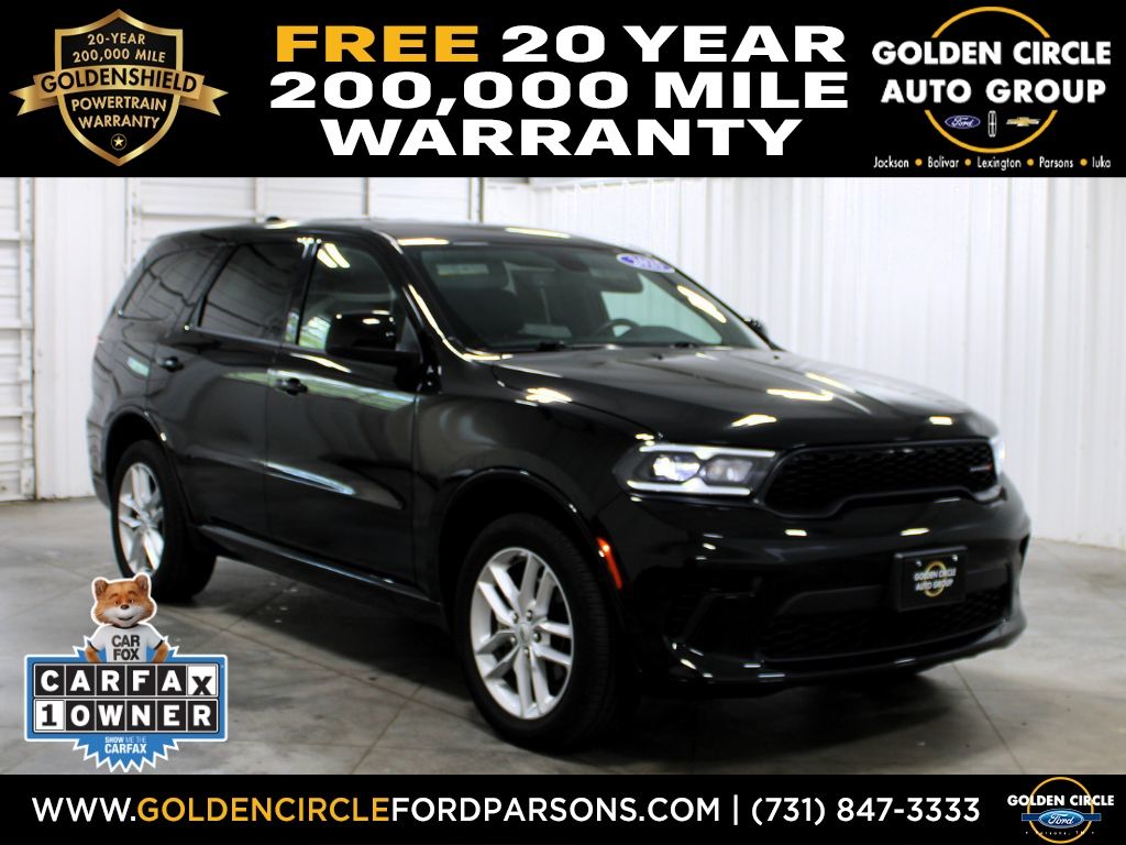 DB Black Clearcoat 2025 Dodge Durango SUV / Crossover All-Wheel Drive 8-Speed Automatic