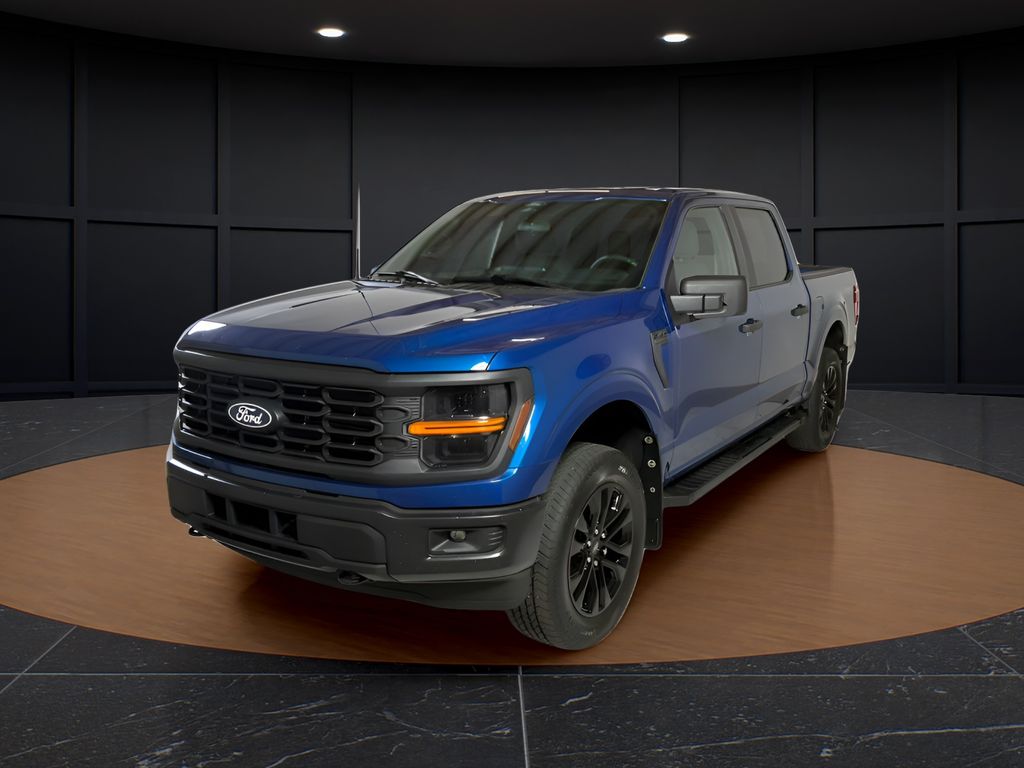 Atlas Blue Metallic 2024 Ford F-150 Pickup Truck Four-Wheel Drive Automatic
