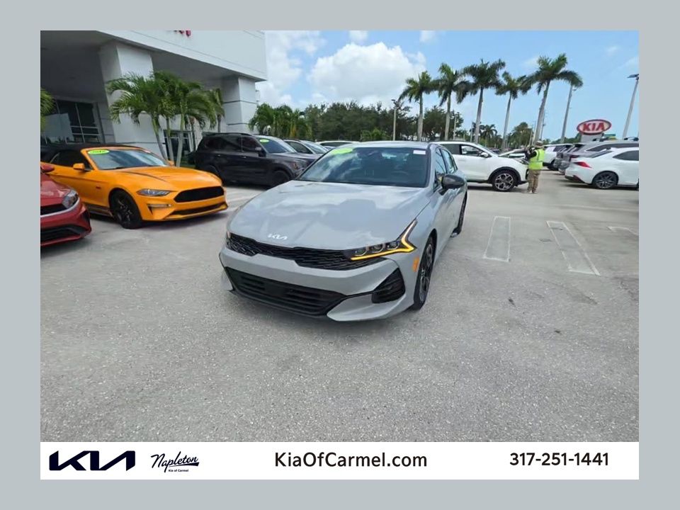 Wolf Gray 2023 Kia K5 Sedan Front-Wheel Drive 8-Speed Automatic