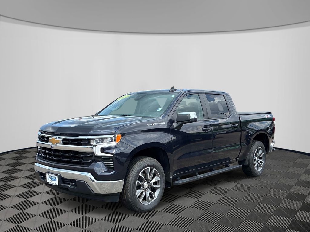 Black 2023 Chevrolet Silverado 1500 Pickup Truck Four-Wheel Drive 8-Speed Automatic