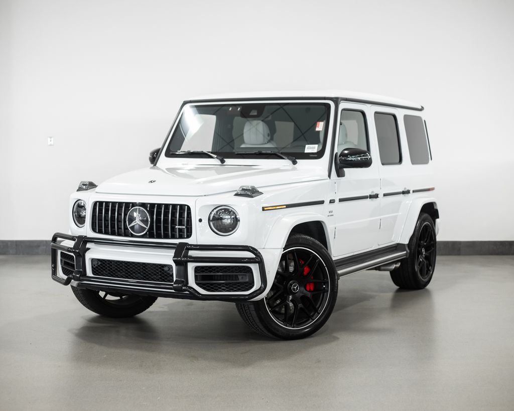 White Platinum 2023 Mercedes-Benz G-Class AMG G 63 4MATIC SUV / Crossover All-Wheel Drive 9-Speed Automatic