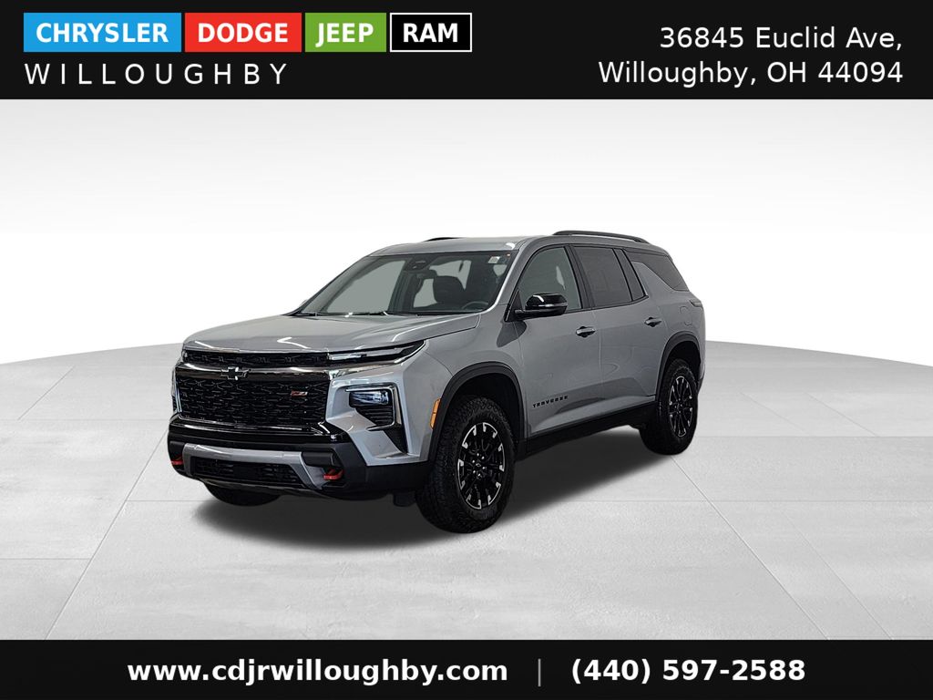 Sterling Gray Metallic 2025 Chevrolet Traverse SUV / Crossover Four-Wheel Drive 8-Speed Automatic
