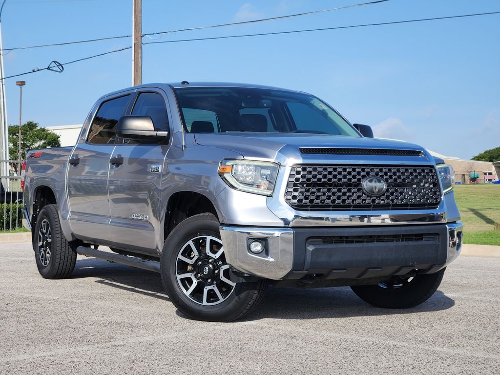 Silver Sky Metallic 2018 Toyota Tundra Pickup Truck Four-Wheel Drive 6-Speed Automatic Overdrive