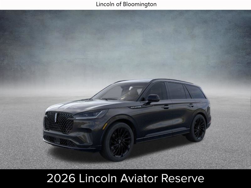 Black 2026 Lincoln Aviator Reserve AWD SUV / Crossover All-Wheel Drive Automatic