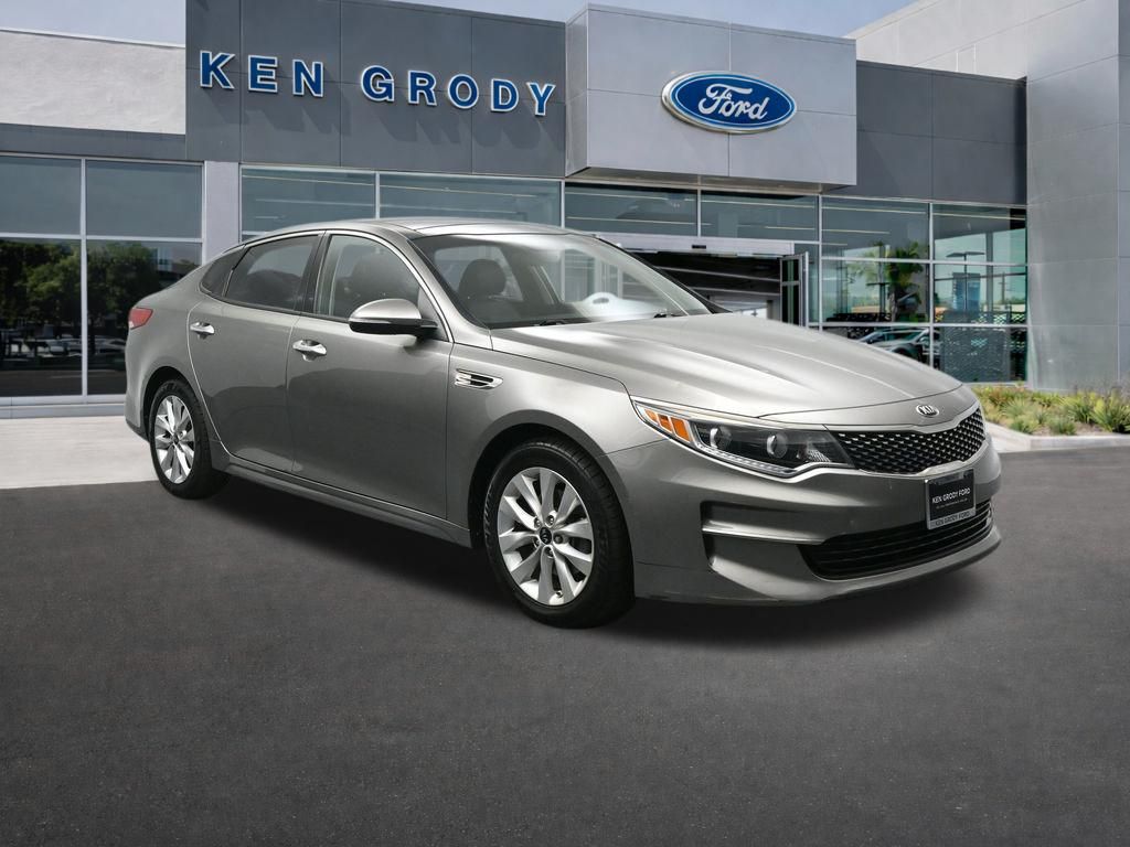 Titanium Gray 2016 Kia Optima EX Sedan Front-Wheel Drive 6-Speed Automatic