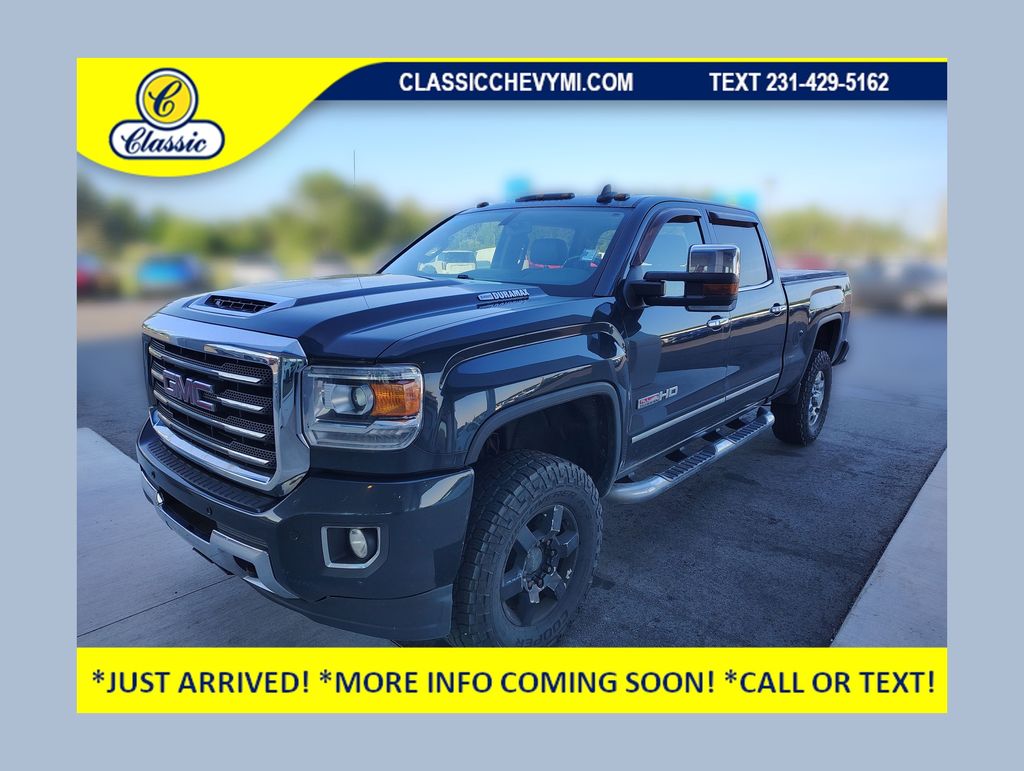 Gray 2017 GMC Sierra 2500HD Pickup Truck Four-Wheel Drive 6-Speed Automatic