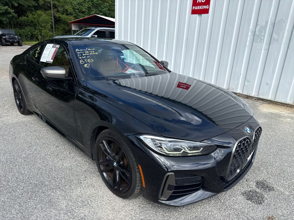 Black Sapphire Metallic 2021 BMW 4 Series Coupe All-Wheel Drive 8-Speed Automatic