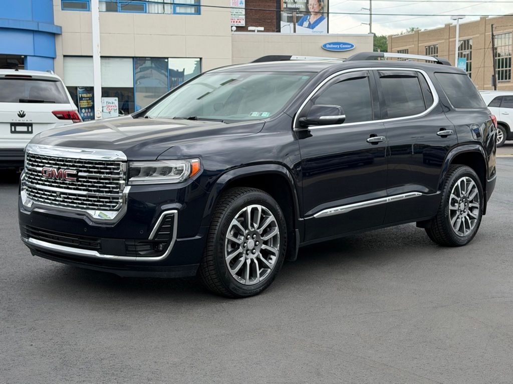Midnight Blue Metallic 2021 GMC Acadia Denali AWD SUV / Crossover Four-Wheel Drive 9-Speed Automatic