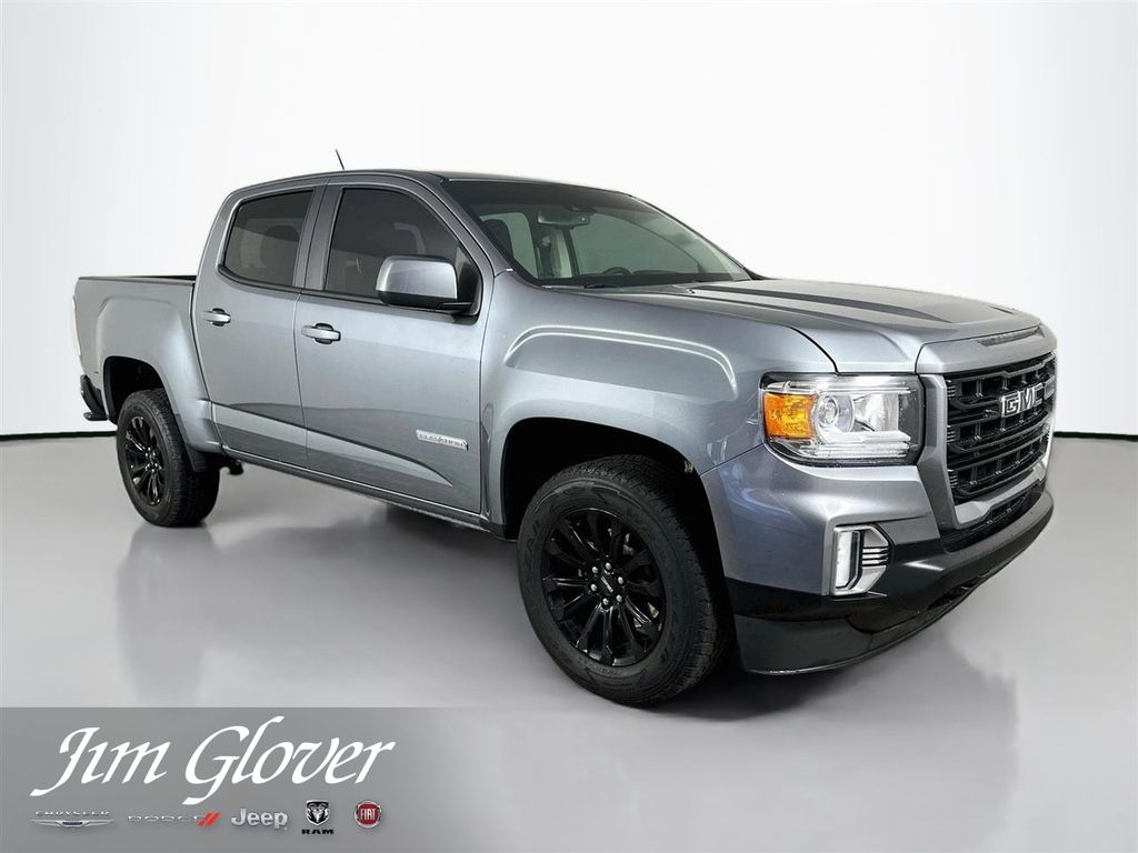 Gray (Satin Steel Metallic) 2022 GMC Canyon Pickup Truck 4X2 8-Speed Automatic