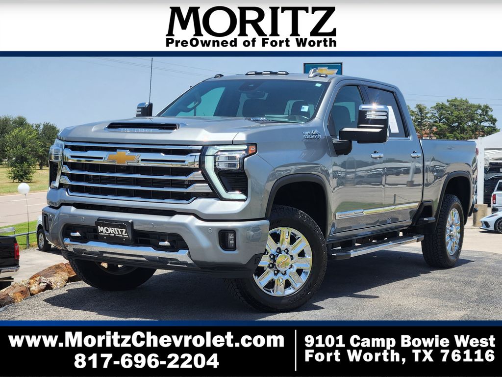 Sterling Gray Metallic 2024 Chevrolet Silverado 2500HD Pickup Truck Four-Wheel Drive Automatic
