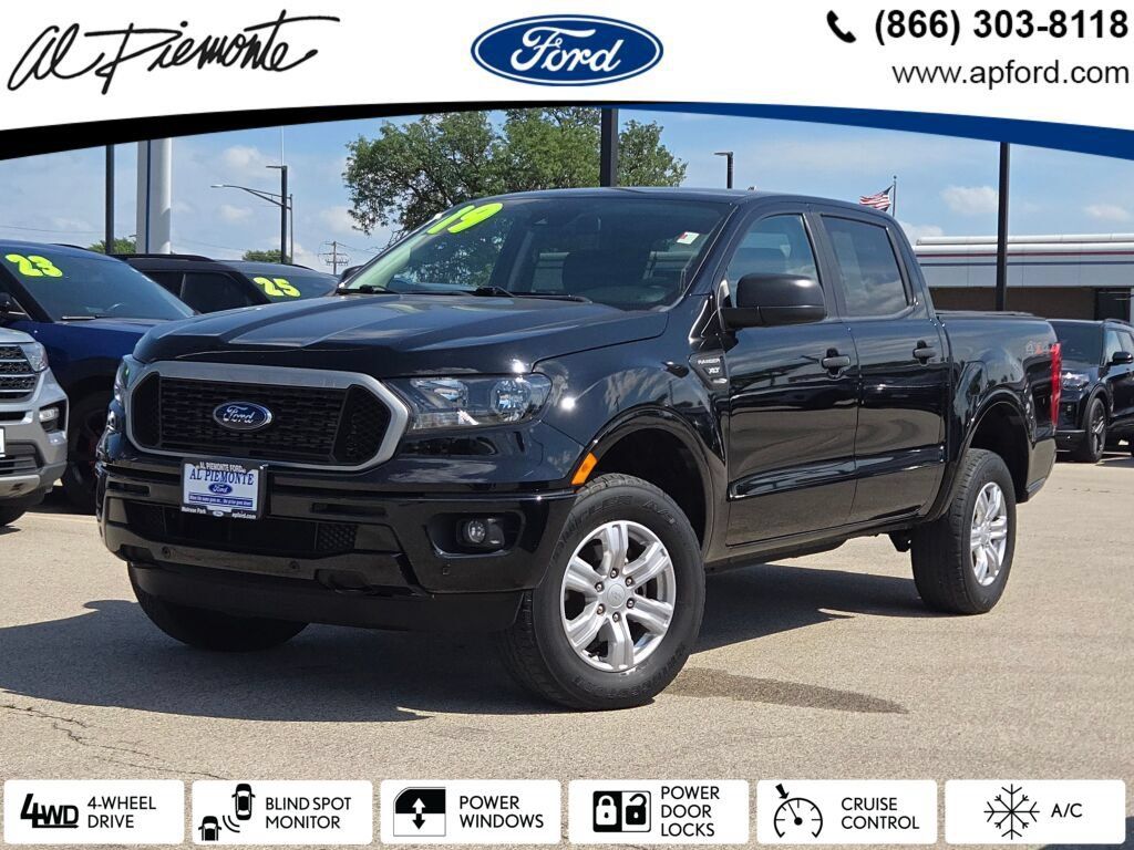 Shadow Black 2019 Ford Ranger Pickup Truck Four-Wheel Drive Automatic