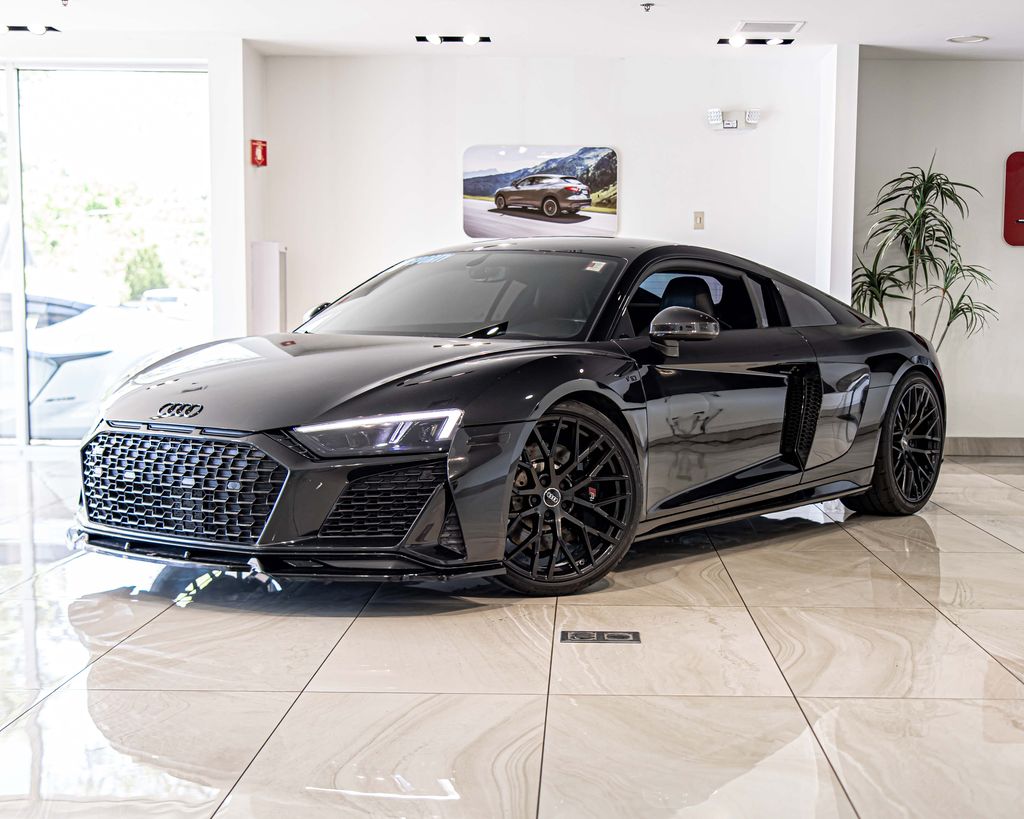 Black 2020 Audi R8 quattro V10 Coupe AWD Coupe All-Wheel Drive 7-Speed Automatic