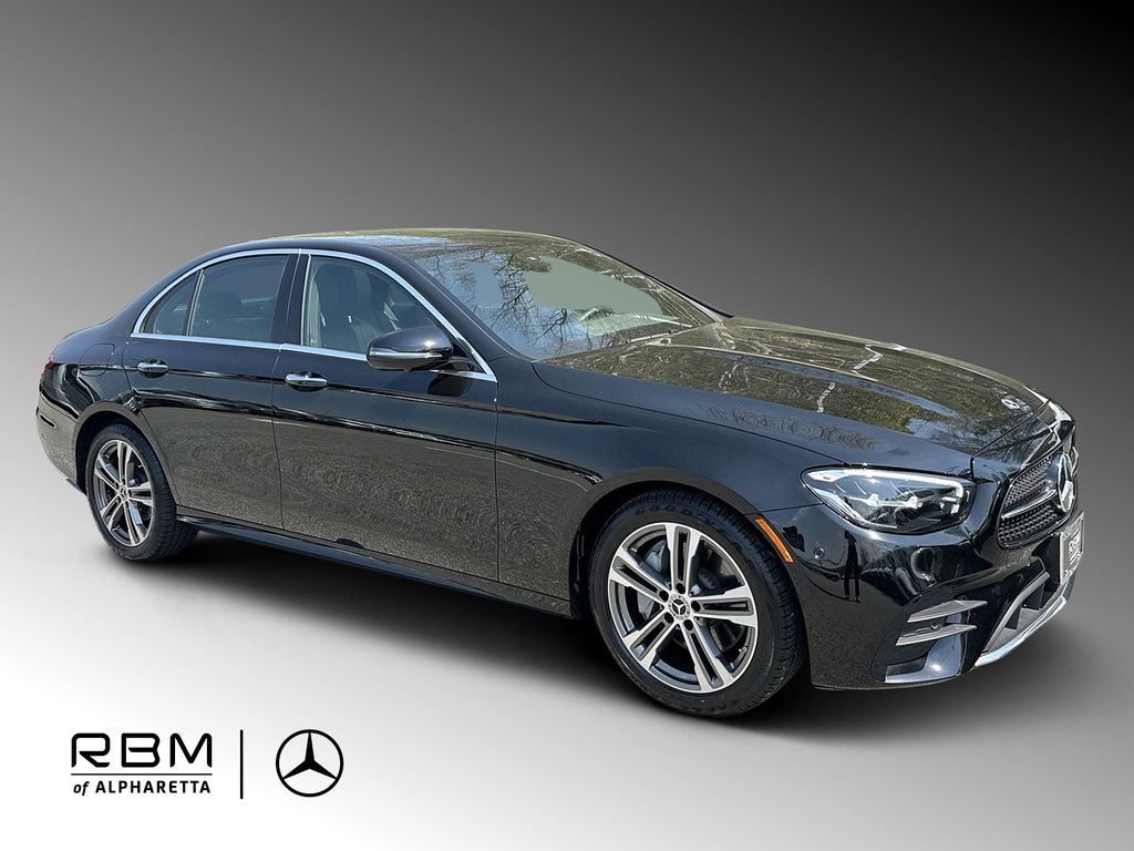Black 2023 Mercedes-Benz E-Class E 350 4MATIC Sedan All-Wheel Drive 9-Speed Automatic