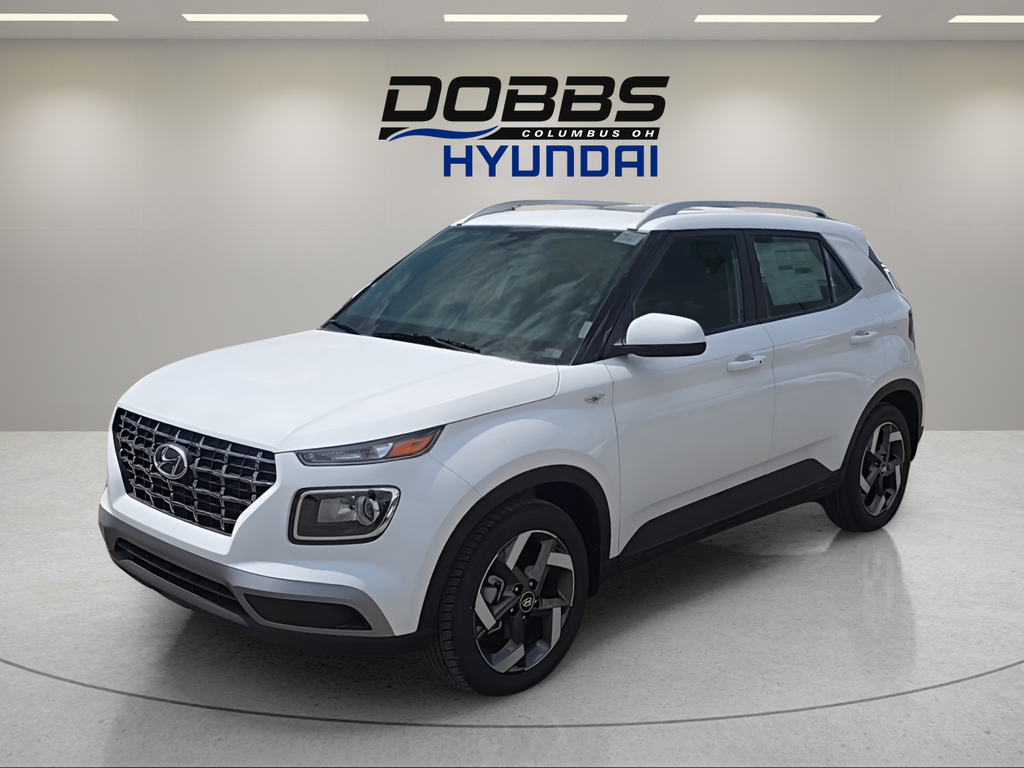 Lunar White 2026 Hyundai Venue SUV / Crossover Front-Wheel Drive Continuously Variable Transmission