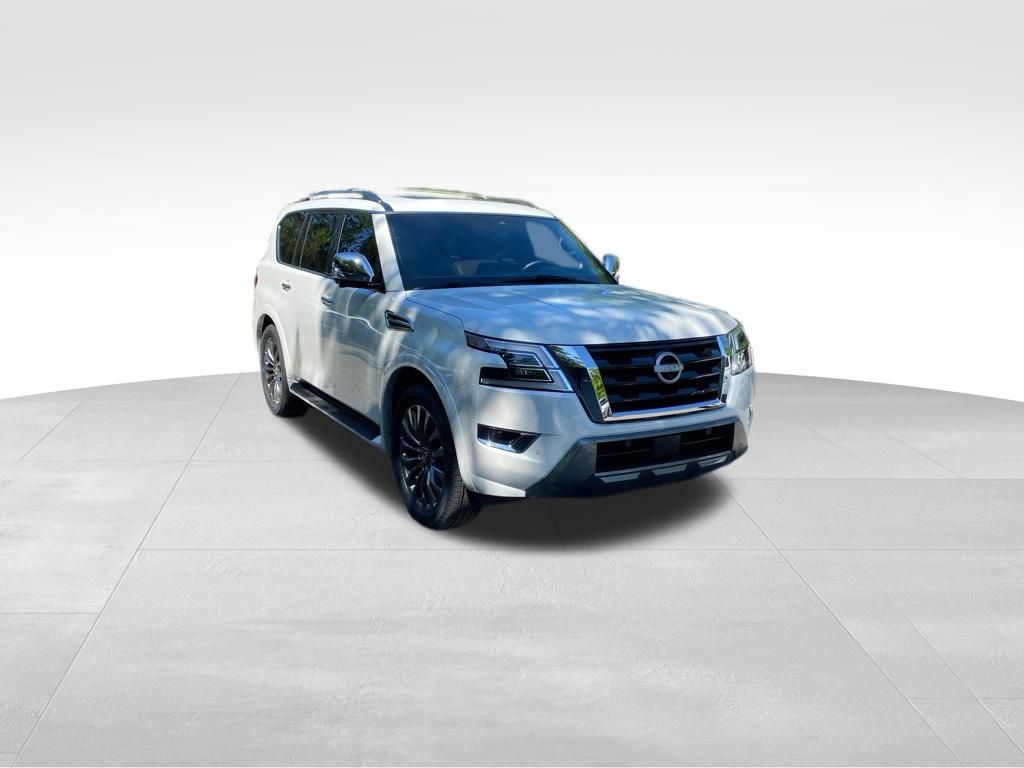 2024 Nissan Armada Platinum White at John Sisson Motors