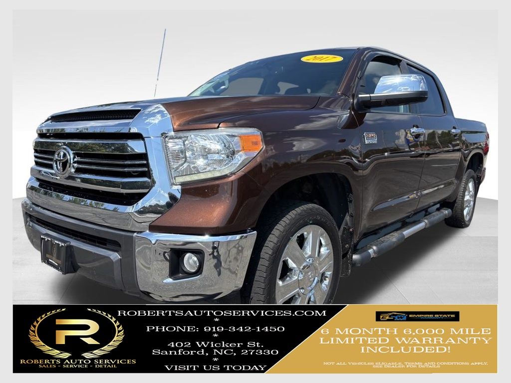 Sunset Bronze 2017 Toyota Tundra Pickup Truck Four-Wheel Drive 6-Speed Automatic Overdrive