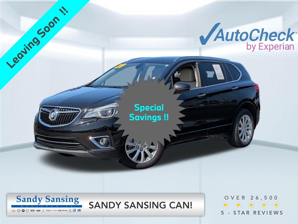 Black (Ebony Twilight Metallic) 2020 Buick Envision SUV / Crossover Front-Wheel Drive 6-Speed Automatic
