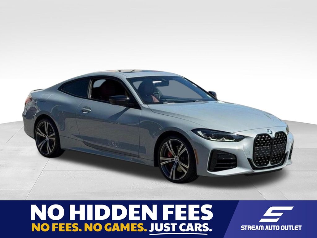 Brooklyn Gray Metallic 2024 BMW 4 Series Coupe All-Wheel Drive 8-Speed Automatic
