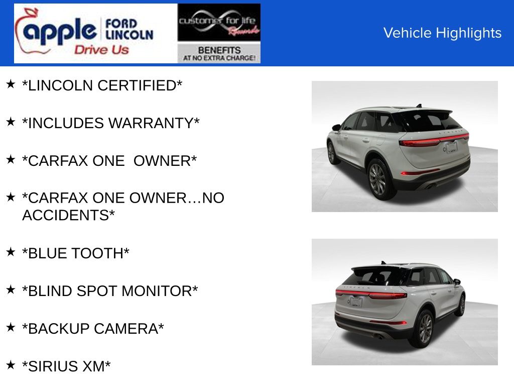 2021 Lincoln Corsair Standard