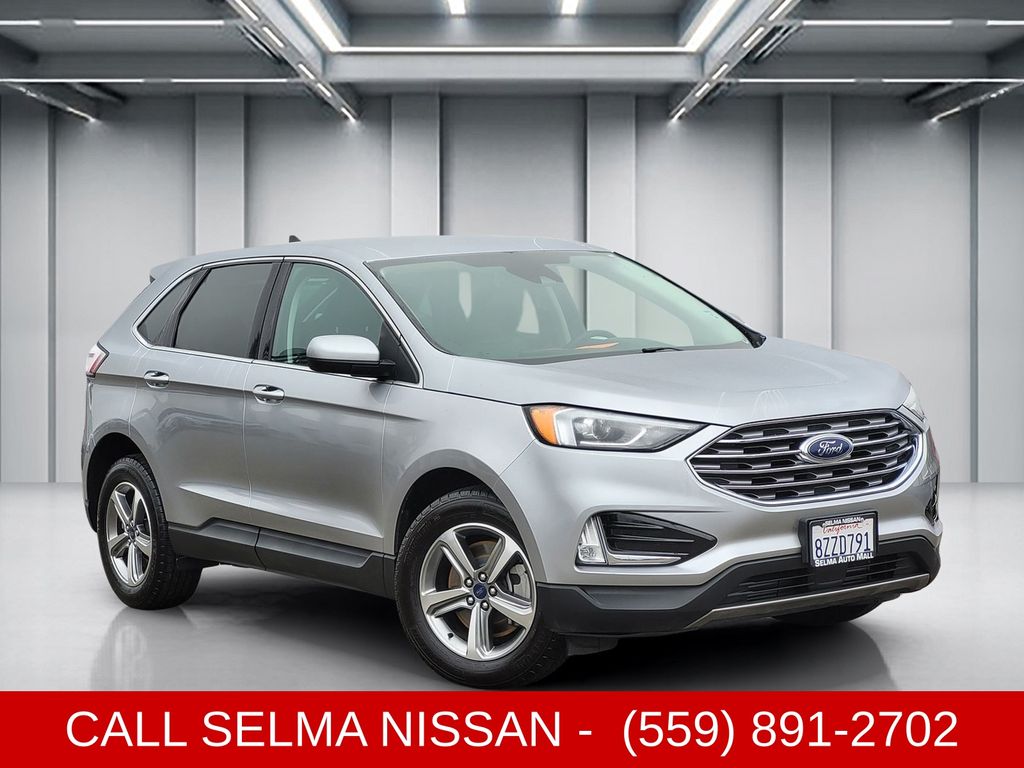 Silver 2022 Ford Edge SEL AWD SUV / Crossover All-Wheel Drive 8-Speed Automatic