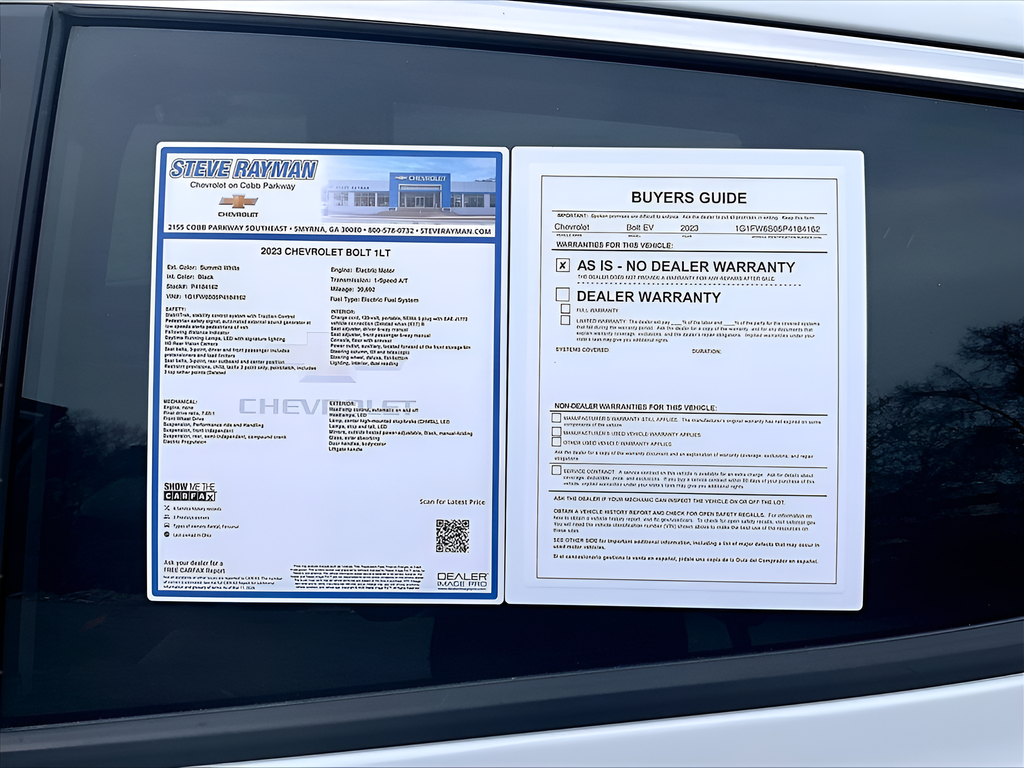 Used 2023 Chevrolet Bolt EV 1LT 4D Wagon