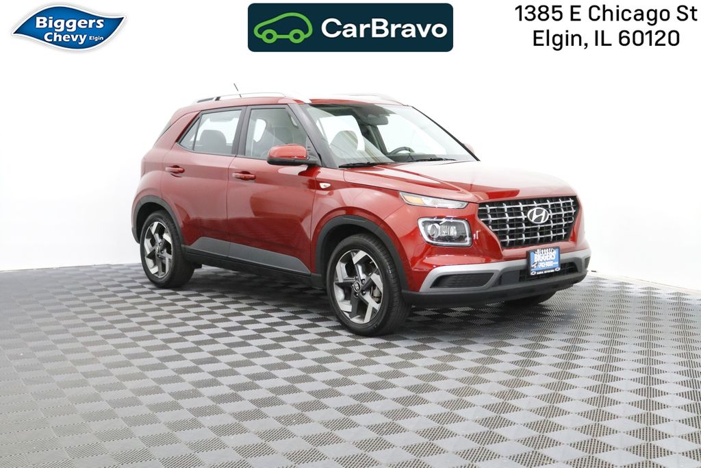 Red 2025 Hyundai Venue SUV / Crossover Front-Wheel Drive Continuously Variable Transmission