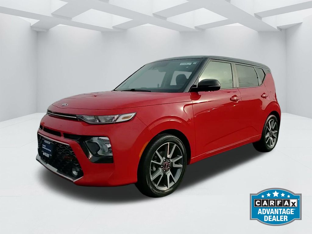 Inferno Red/Black Roof 2020 Kia Soul GT-Line FWD SUV / Crossover Front-Wheel Drive Continuously Variable Transmission