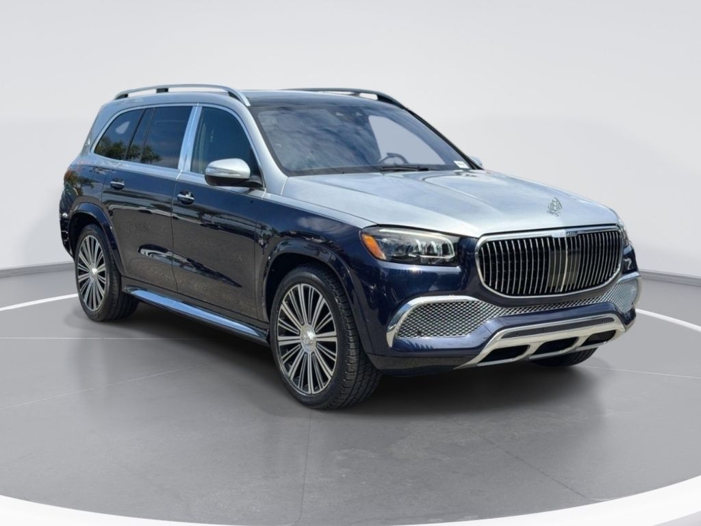 Blue 2022 Mercedes-Benz GLS 600 Mercedes-Maybach 4MATIC SUV / Crossover All-Wheel Drive 9-Speed Automatic