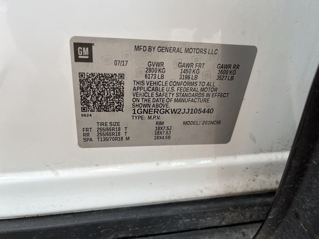 2018 Chevrolet Traverse LT 10