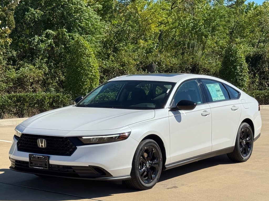 2025 Honda Accord SE White at Community Honda
