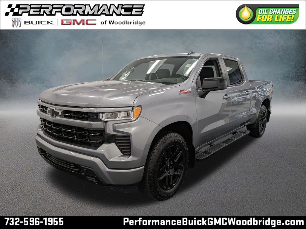 Sterling Gray Metallic 2024 Chevrolet Silverado 1500 Pickup Truck Four-Wheel Drive Automatic