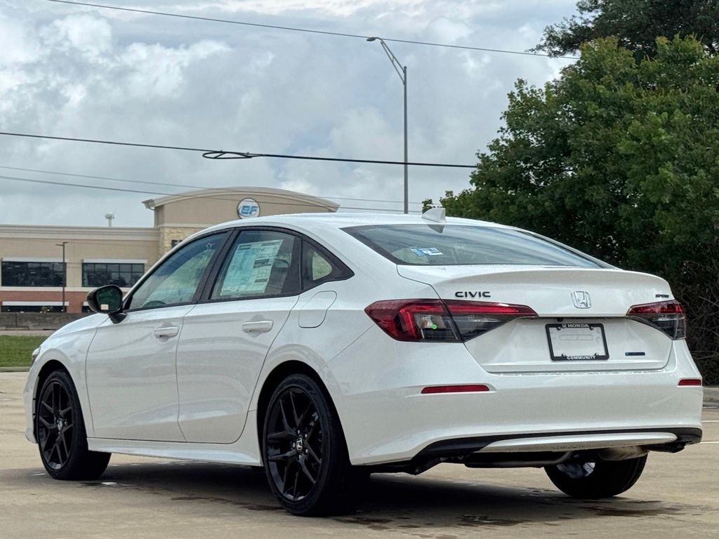 2026 Honda Civic Hybrid Sport White at Community Honda