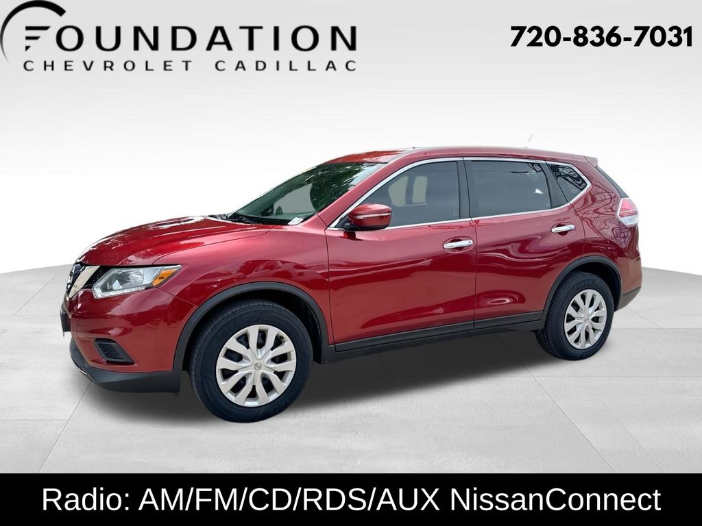 Cayenne Red Pearl 2015 Nissan Rogue SUV / Crossover All-Wheel Drive Continuously Variable Transmission