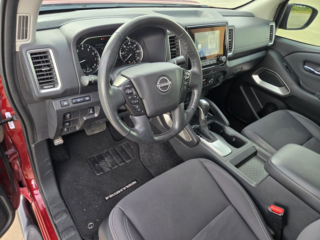 2023 Nissan Frontier SV Red at Central Houston Nissan