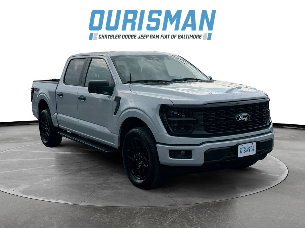 White Metallic 2025 Ford F-150 Pickup Truck Four-Wheel Drive Automatic