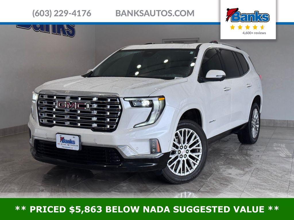 White Frost 2024 GMC Acadia Denali AWD SUV / Crossover Four-Wheel Drive 8-Speed Automatic