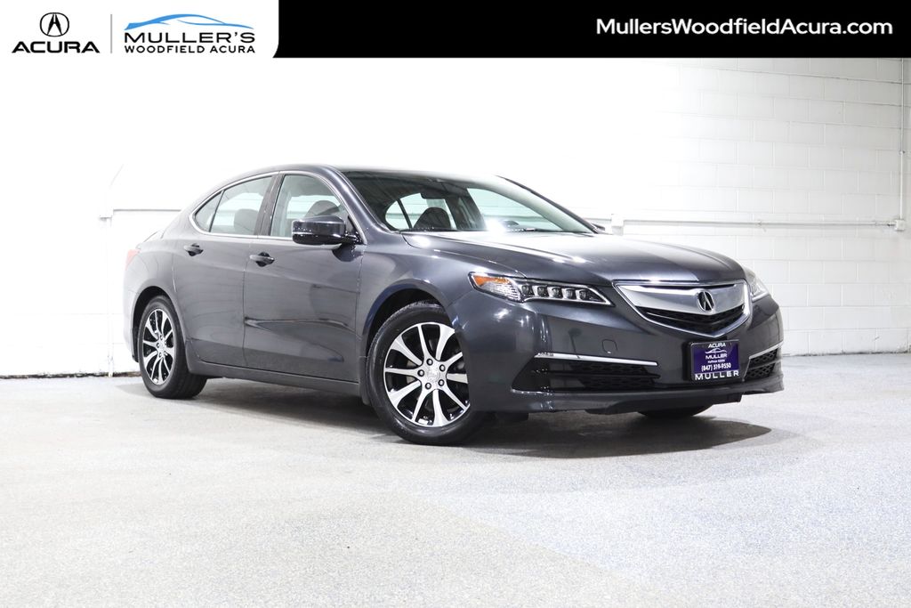 Gray (Graphite Luster Metallic) 2016 Acura TLX FWD with Technology Package Sedan Front-Wheel Drive 8-Speed Dual Clutch