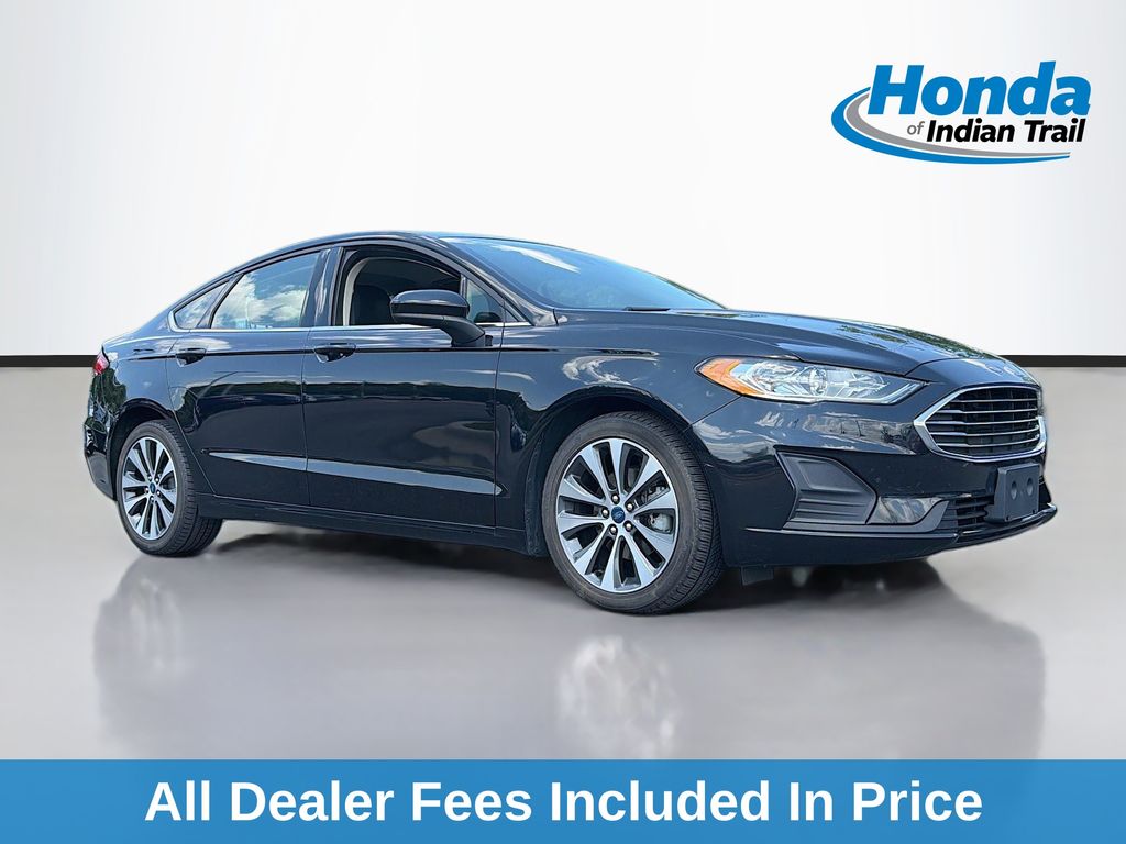 Black 2019 Ford Fusion Sedan All-Wheel Drive 6-Speed Automatic