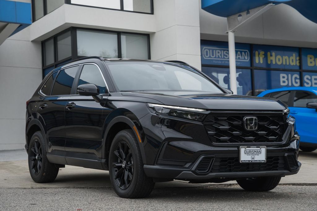Crystal Black Pearl 2025 Honda CR-V Hybrid Sport AWD SUV / Crossover All-Wheel Drive Continuously Variable Transmission