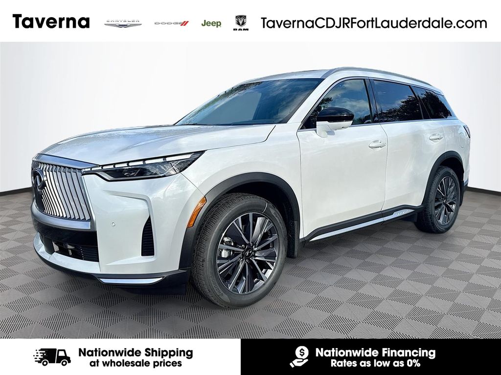 White 2026 INFINITI QX60 SUV / Crossover Front-Wheel Drive 9-Speed Automatic