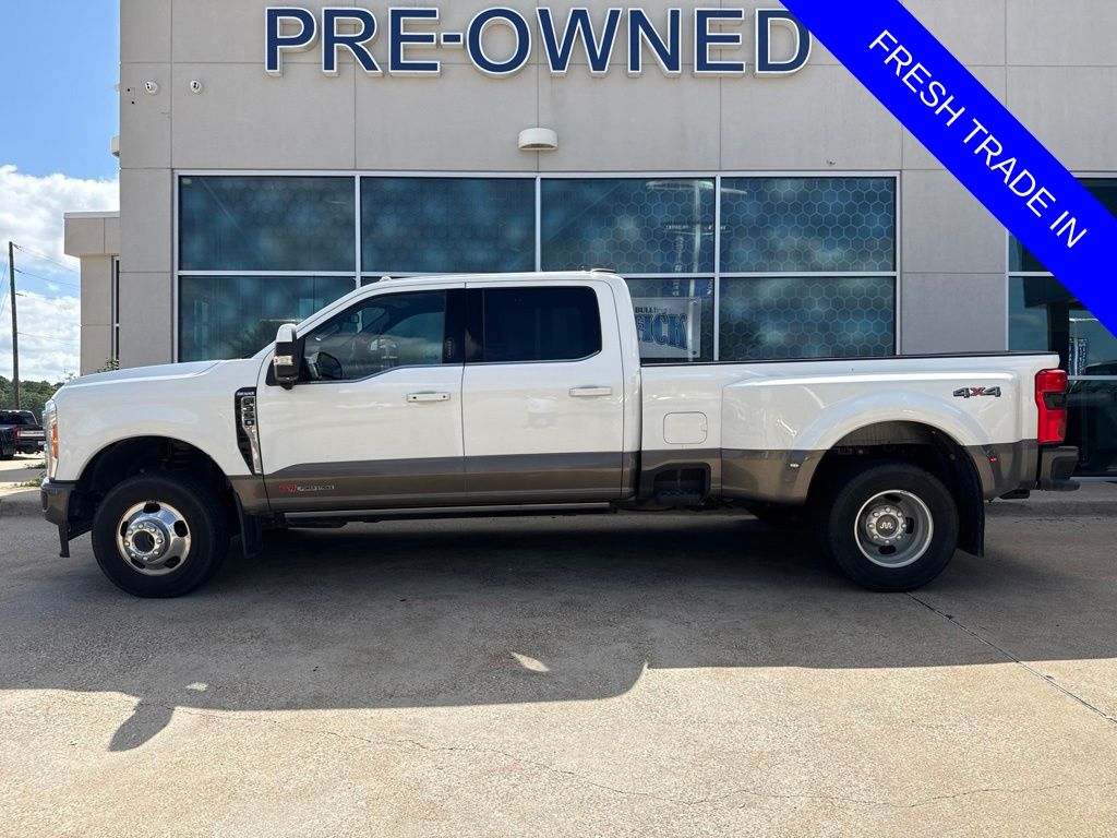 Brown 2023 Ford F-350 Super Duty Pickup Truck Four-Wheel Drive Automatic