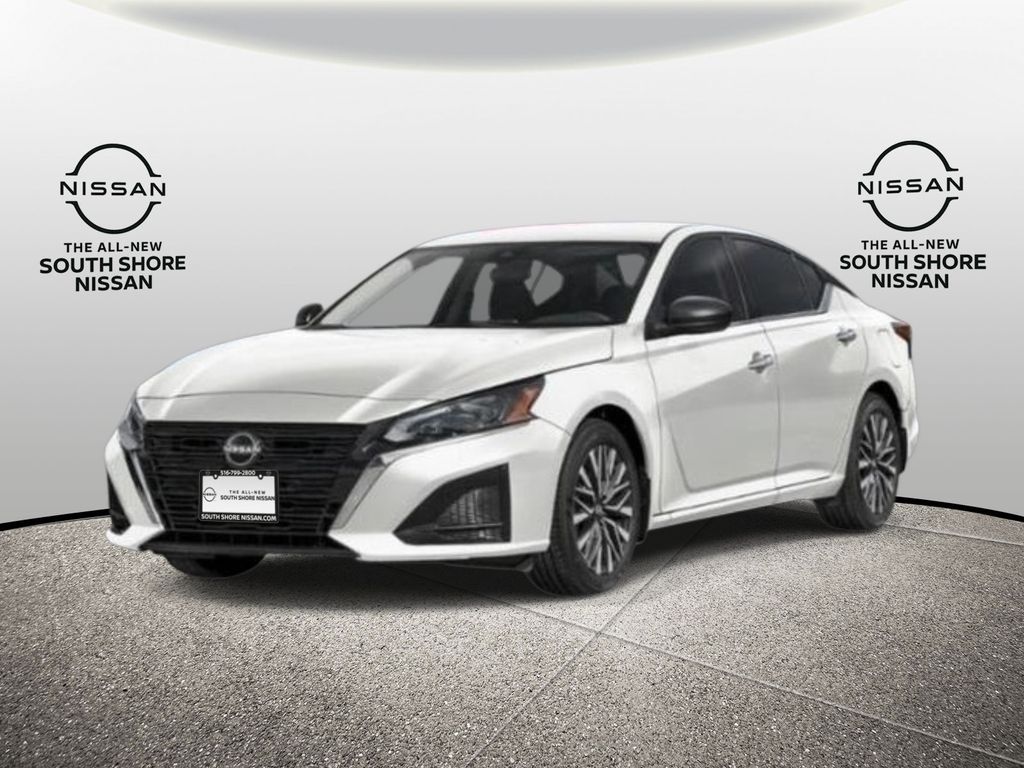 Pearl White 2026 Nissan Altima Sedan Front-Wheel Drive Continuously Variable Transmission
