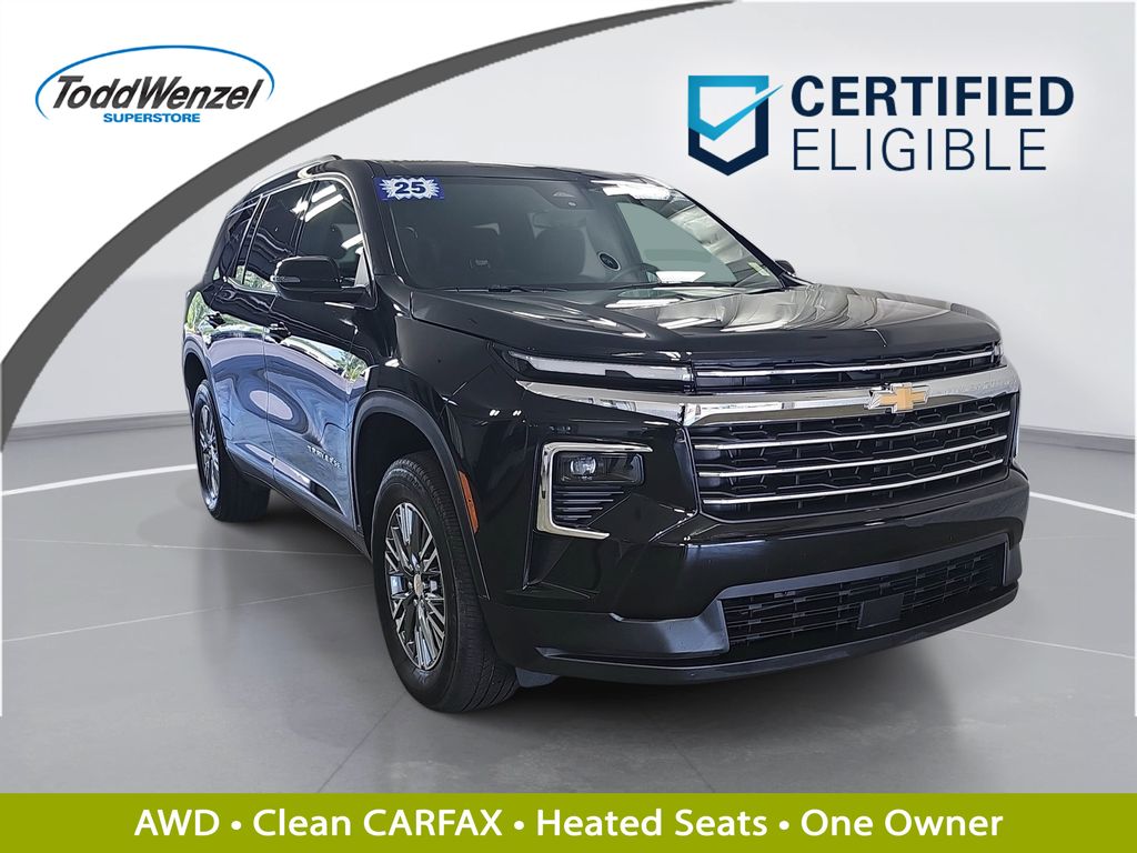 Mosaic Black Metallic 2025 Chevrolet Traverse SUV / Crossover Four-Wheel Drive 8-Speed Automatic