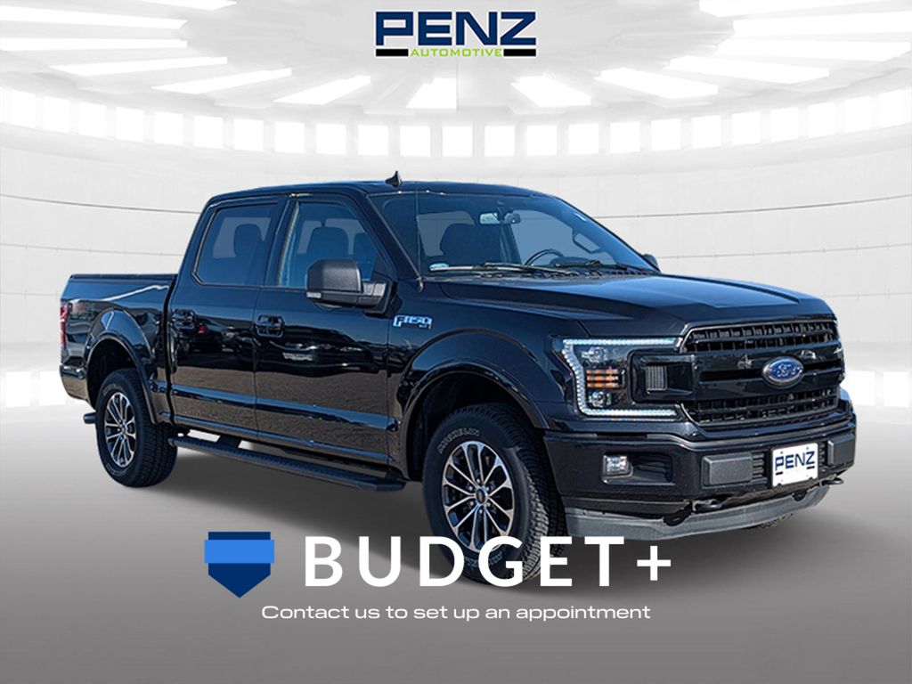 Agate Black Metallic 2020 Ford F-150 XLT SuperCrew 4WD Pickup Truck Four-Wheel Drive Automatic