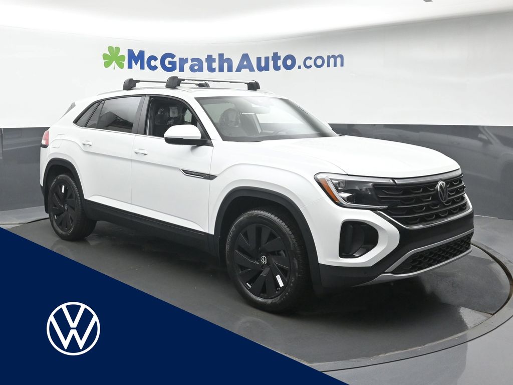 Opal White Pearl 2026 Volkswagen Atlas Cross Sport SUV / Crossover All-Wheel Drive 8-Speed Automatic