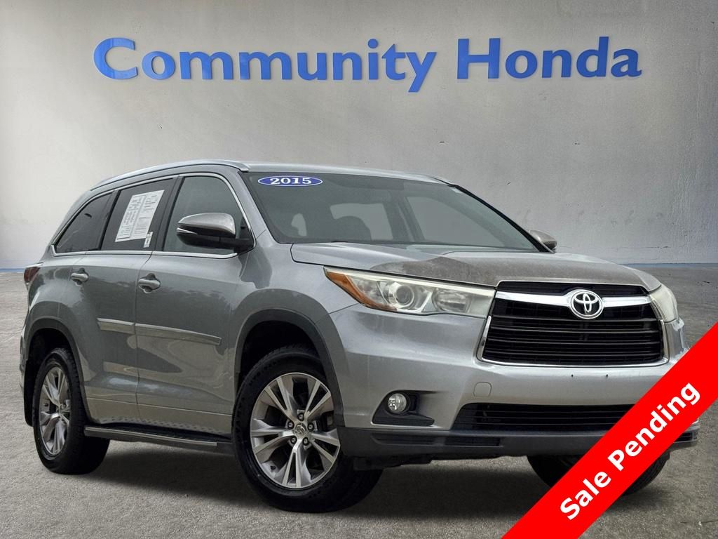 2015 Toyota Highlander XLE V6 Silver at DeMontrond Mazda
