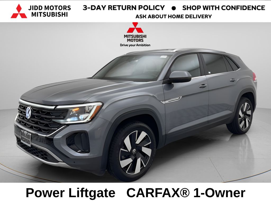 Gray 2024 Volkswagen Atlas Cross Sport SE 4Motion with Technology SUV / Crossover All-Wheel Drive 8-Speed Automatic